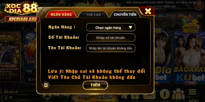 Câu hỏi thường gặp của Xocdia88 về tài khoản