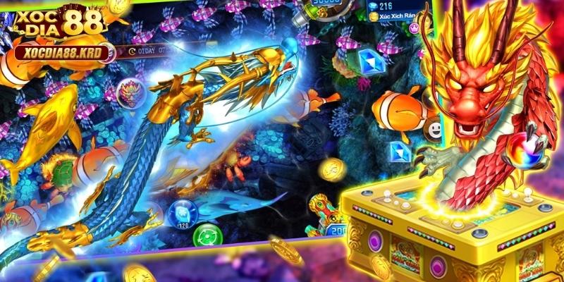 Kho game bắn cá ăn tiền đa dạng, nhiều cấp độ