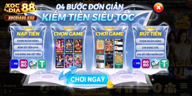 Điều kiện rút tiền cơ bản