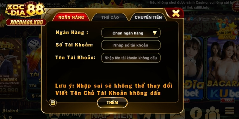 Hướng dẫn rút tiền chi tiết