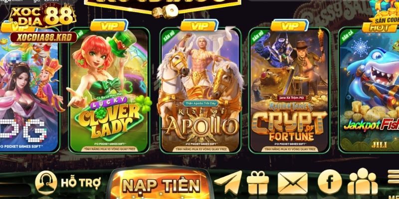 Khám phá top game hot nhất hiện nay của Nổ Hũ 99